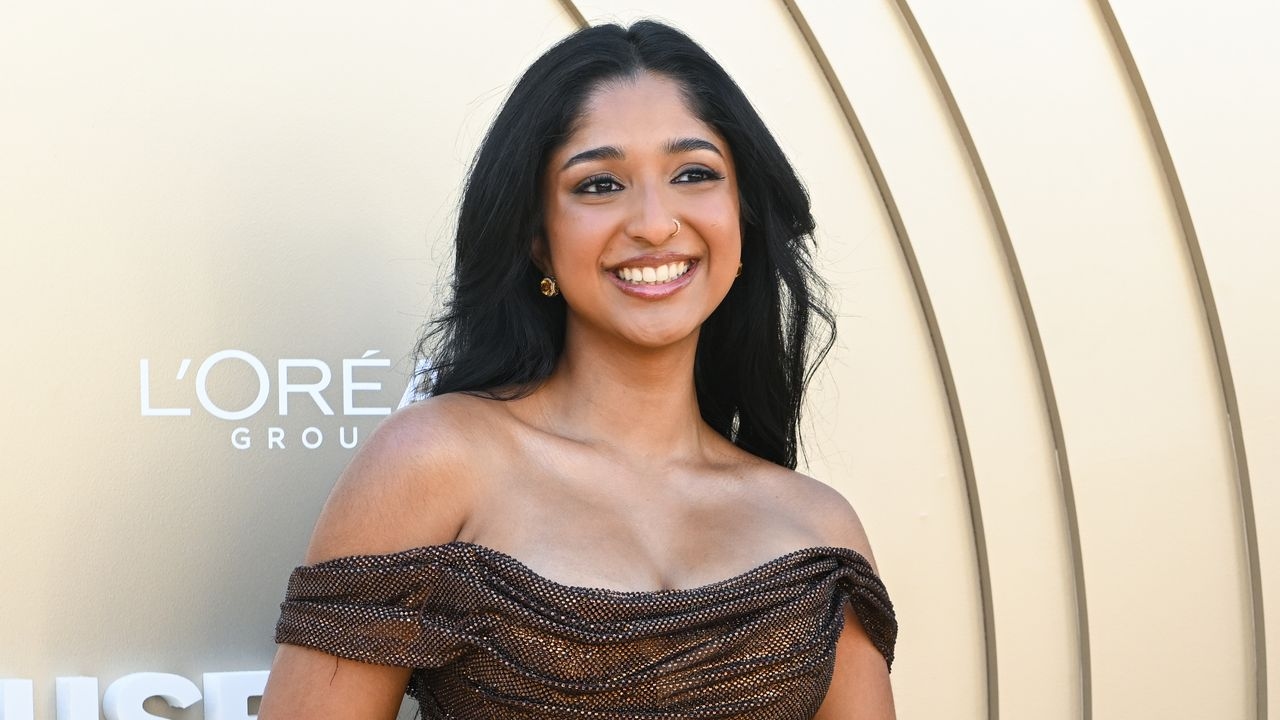 Maitreyi Ramakrishnan Wore a Pair of Classic Dad Sneakers for Pride
