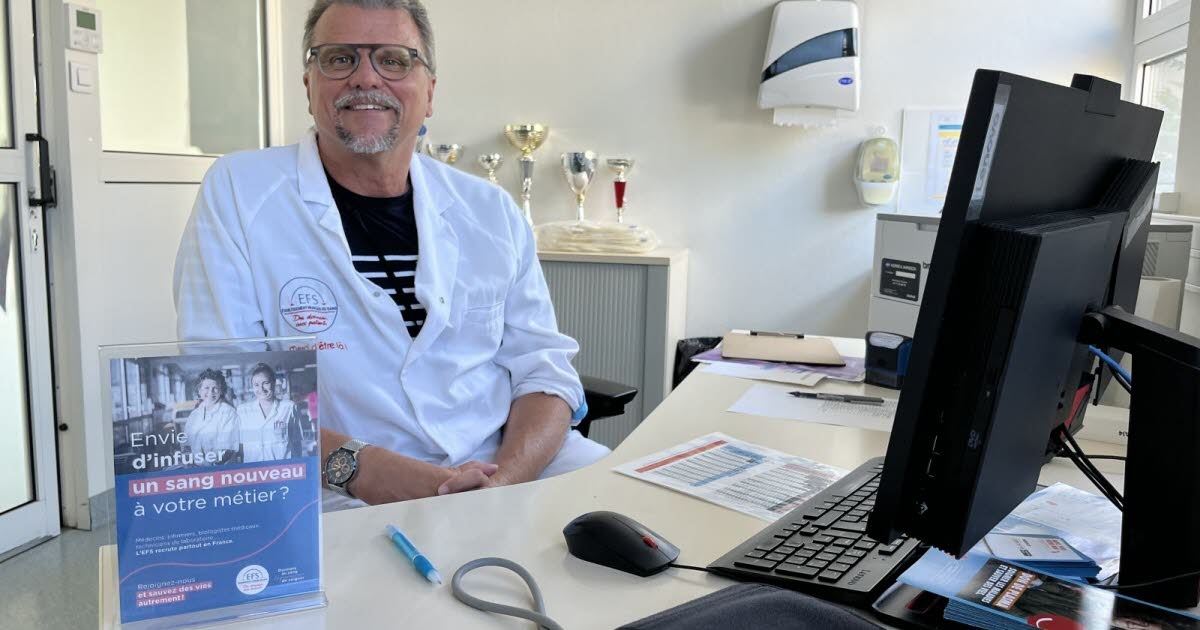 Haut-Rhin. In August too, it is crucial to give blood: the appeal of Dr. Forny, head of the EFS
