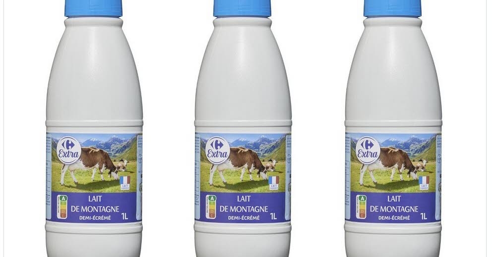 Consumo. Garrafas de leite Carrefour recolhidas em toda a França