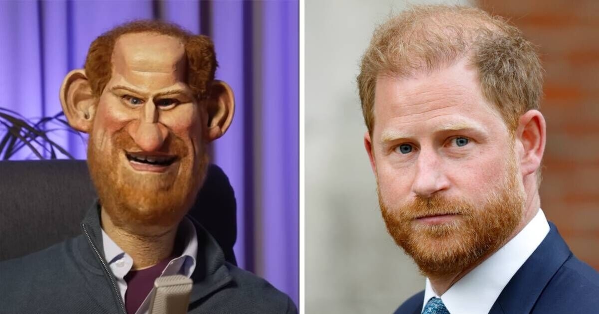 Le prince Harry ridiculisé alors que sa marionnette Spitting Image se moque de la vie à Montecito avec Meghan