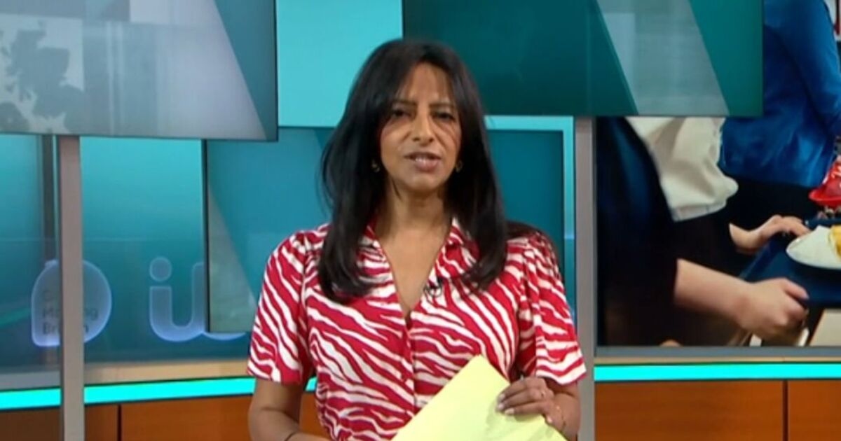 Ranvir Singh, de ITV Good Morning Britain, interrumpe el programa por una preocupante "noticia de última hora"