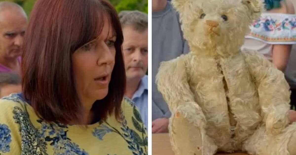 Un invitado de Antiques Roadshow se queda atónito ante el altísimo precio del oso, lo que deja al experto "gritando"
