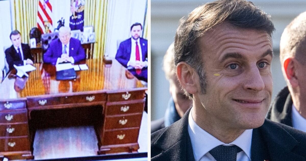 Donald Trump humilla brutalmente a Emmanuel Macron en visita a la Casa Blanca