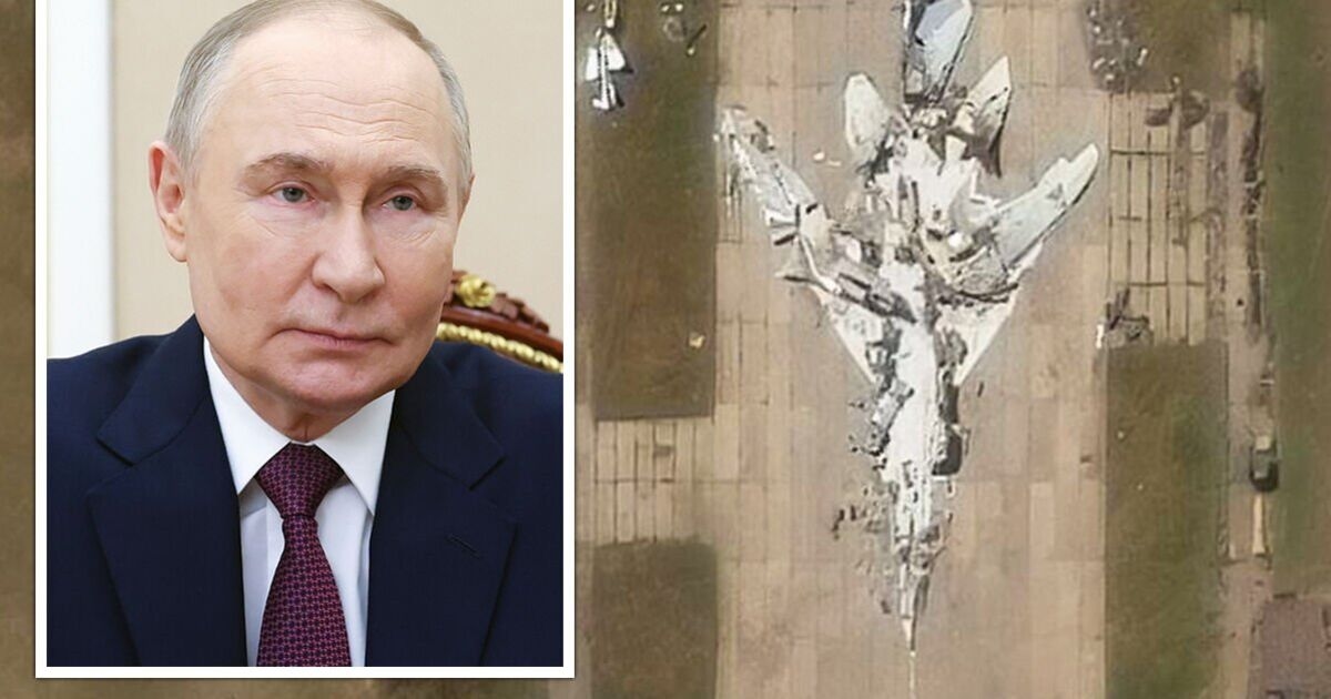 Ukraine LIVE: Putin reels as stunning images show carnage of ‘Russia’s Pearl Harbour’