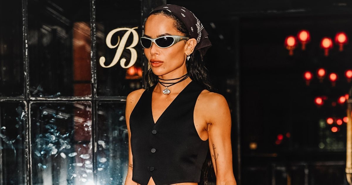 Zoe Kravitz's 20-Carat Rock on a Rope Might Be the Only Chic Way to Do Jumbo Diamonds