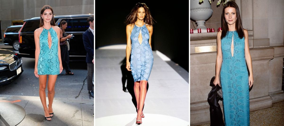 EmRata Just Revived *That* Tom Ford Python Dress—and It's Still Iconic