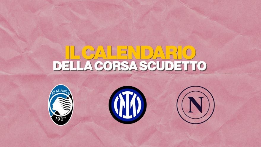 Trois pour le Scudetto : le calendrier complet de l'Inter, Naples et l'Atalanta