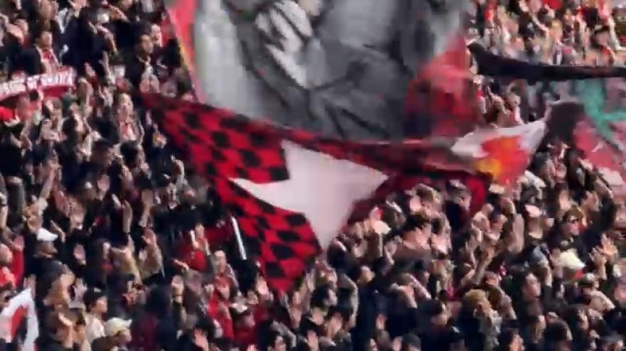 Inter-Urawa, the Japanese fans are impressive