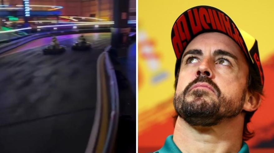 Alonso, i kart e lo sfottò alla Juve