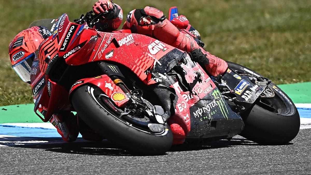 MotoGP Frankrijk, Marc Marquez direct voorop in FP1. Bagnaia staat op de 4e plaats