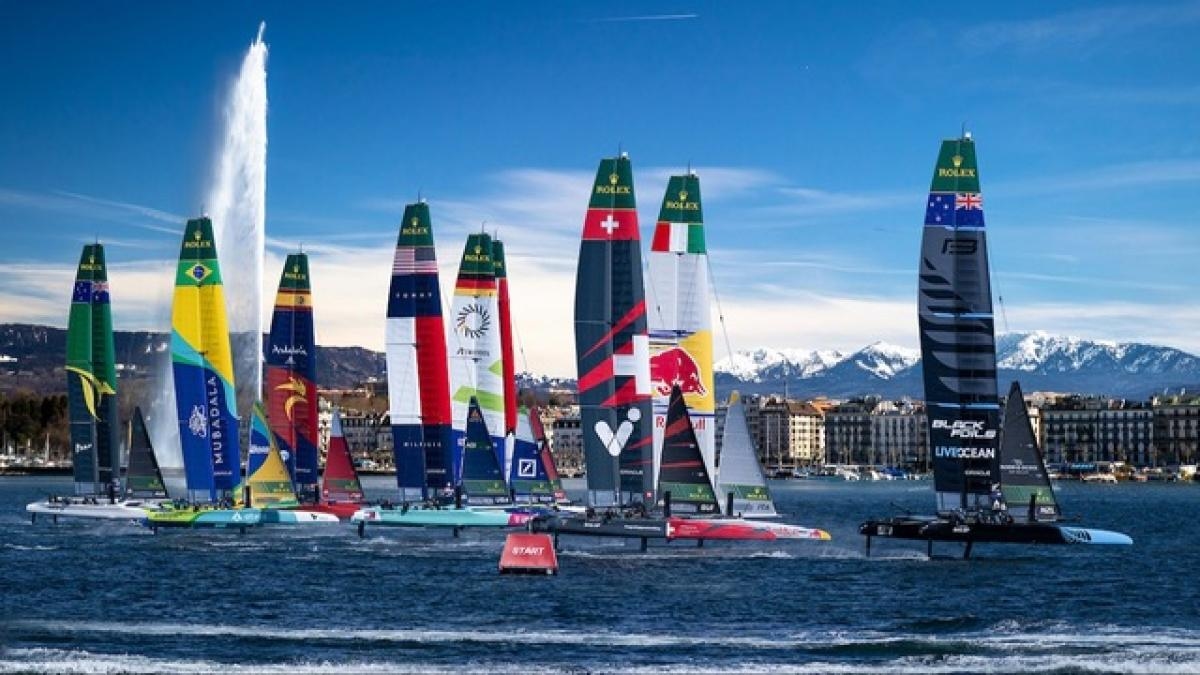 Sail GP: Germany celebrates its first race in Geneva. The wind revolutionizes the race.