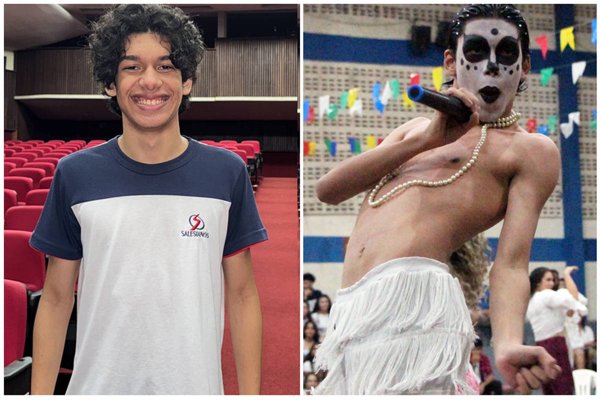 Estudiante que se volvió viral como Ney Matogrosso sueña con el escenario: 'Siempre quise ser artista'