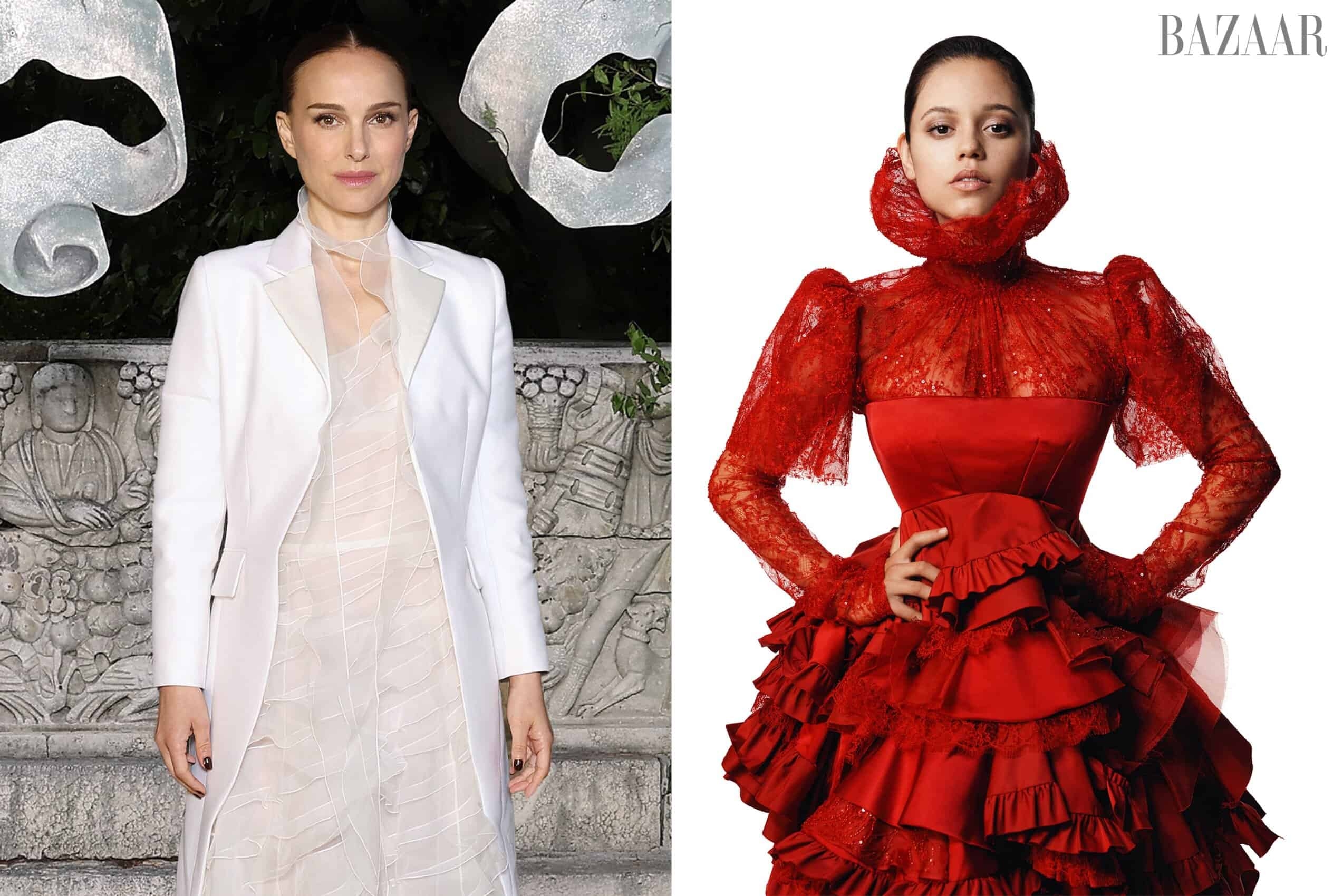 Desfile de Cruzeiros Teatrais da Dior, Jenna Ortega para a Harper's Bazaar, e mais! Vitrines estilosas da Saks SATC!