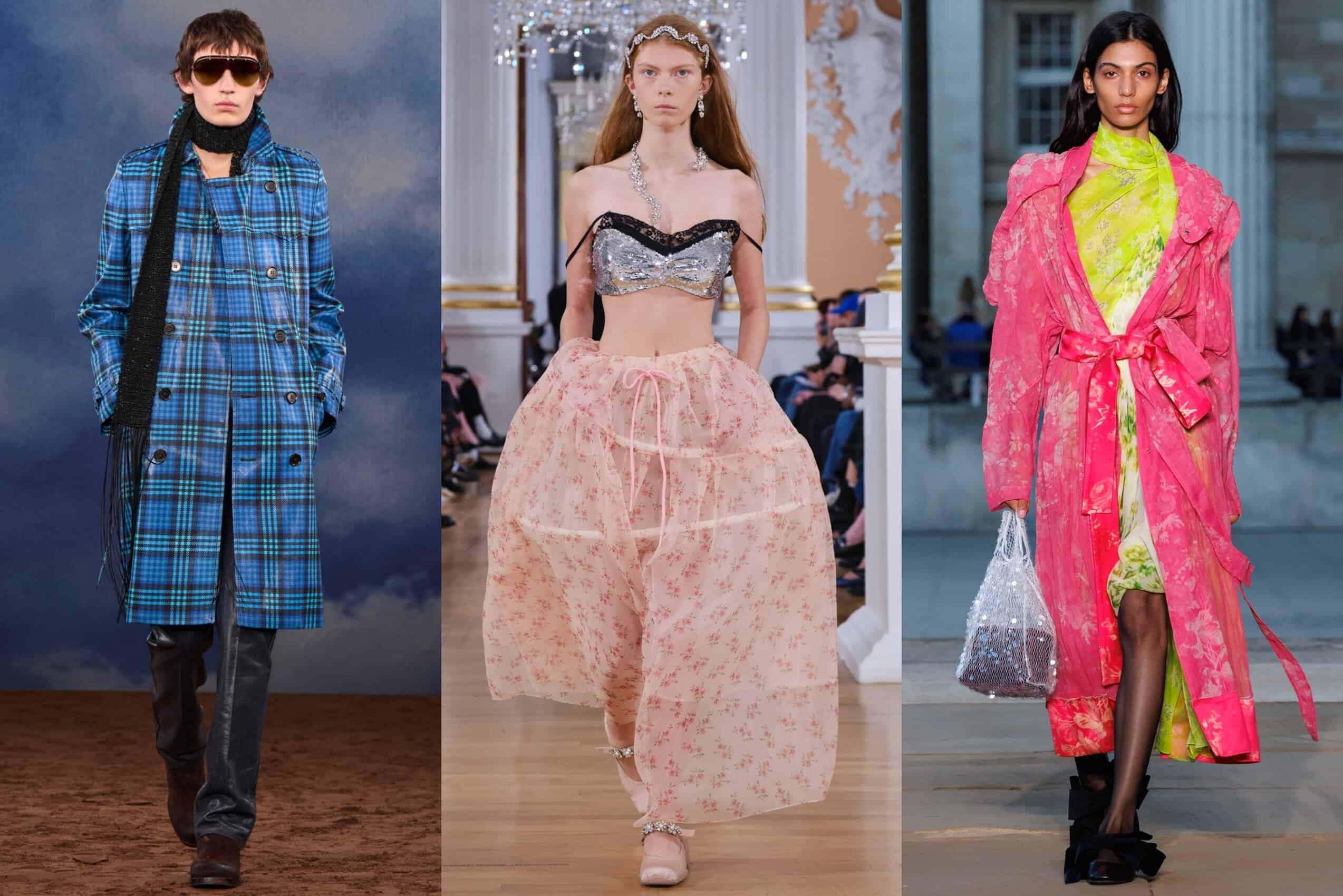 Burberry, Simone Rocha и другие романтично-бунтарские наряды на Неделе моды в Лондоне