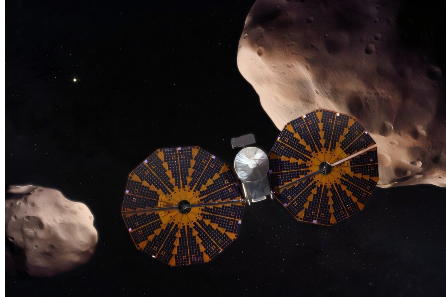 NASA’s Lucy Spacecraft Snaps First Look at Upcoming Asteroid Target