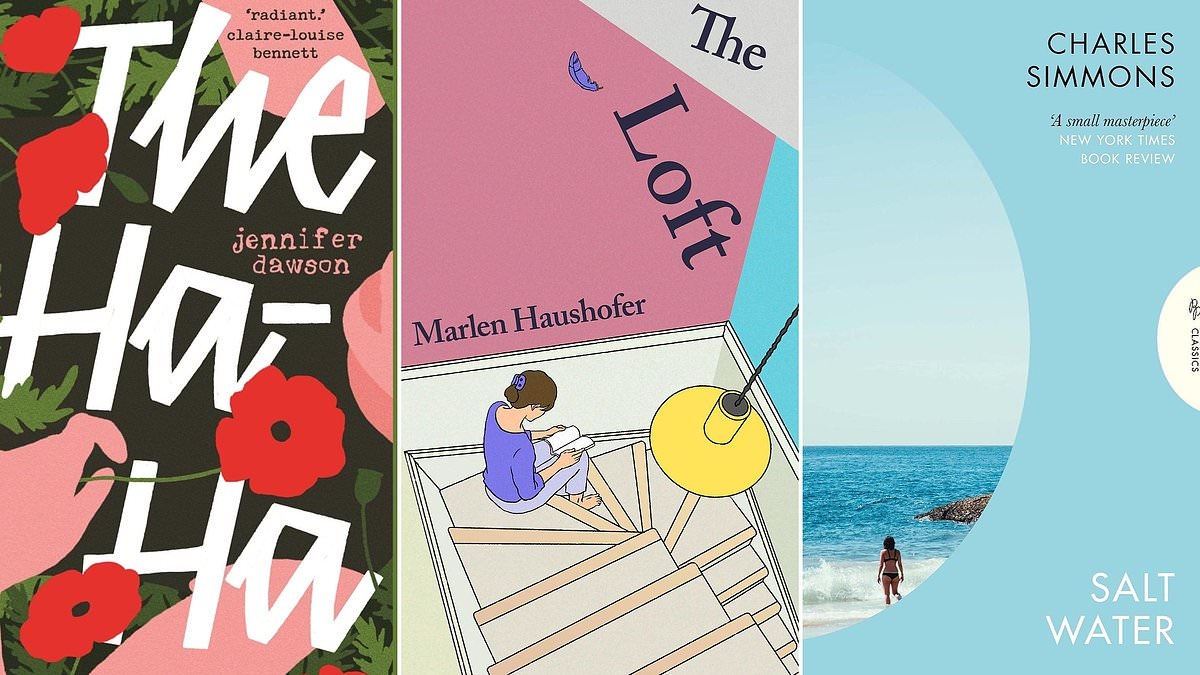 Relax with a retro this July: SALT WATER by Charles Simmons, THE HA-HA by Jennifer Dawson, THE LOFT by Marlen Haushofer Translated by Amanda Prantera