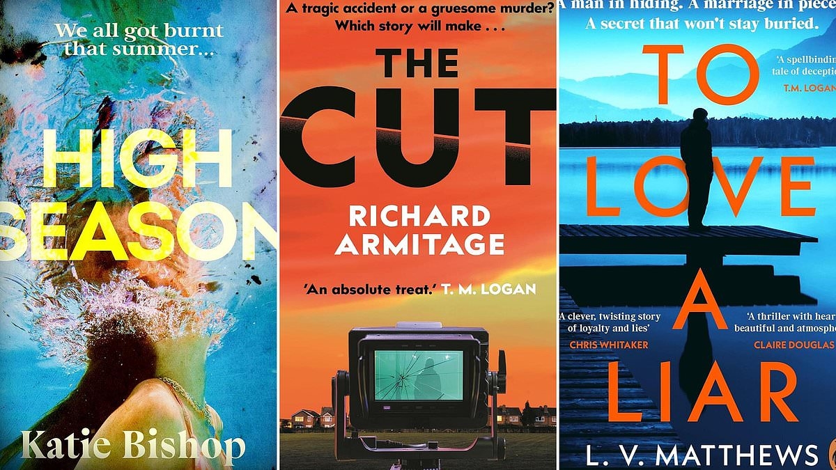 The best psychos out this month: The Cut by Richard Armitage, High Season by Katie Bishop, To Love A Liar by L. V. Matthews