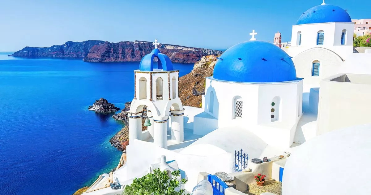 Santorini's quieter side boasting beautiful beaches without hordes of tourists