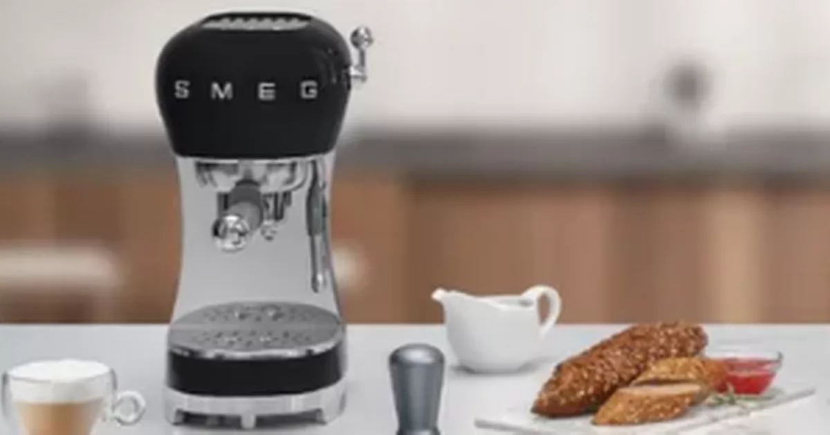 'I've been eyeing up Smeg's coffee machine and Debenhams has knocked £90 off the price tag'