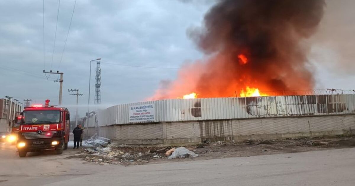 Incendio en centro de recolección de basura