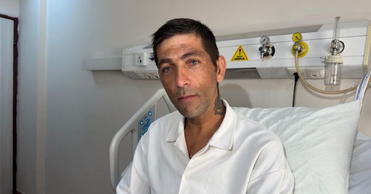 ¡Lo apuñalaron en el corazón! Se recuperó con dos cirugías en cuatro meses.