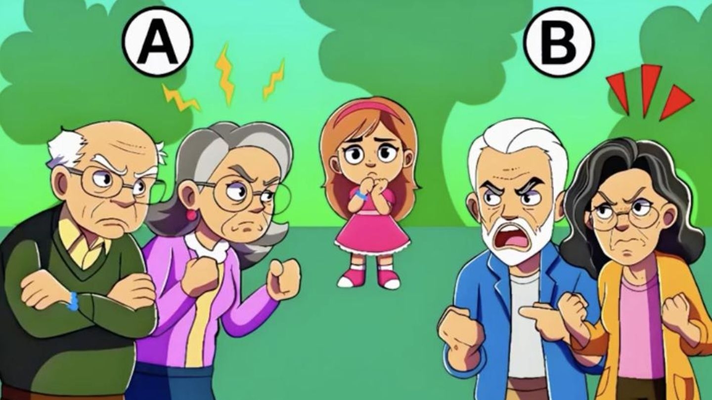 IQ test: Can you find out who the girl's grandparents are?