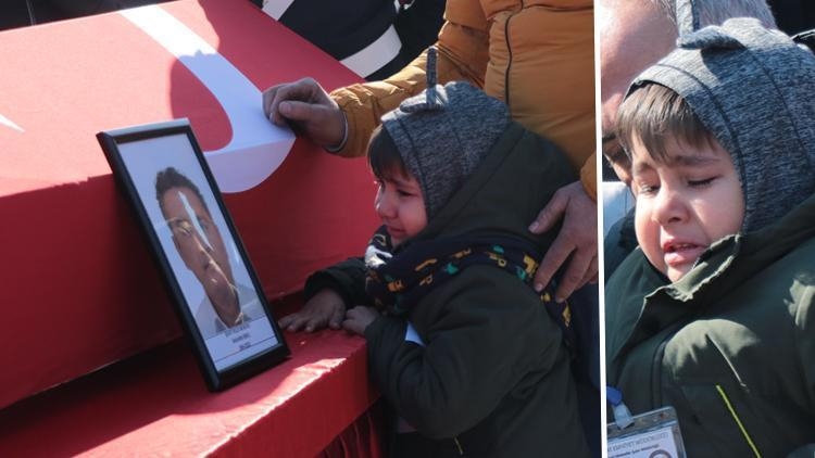 Cerimônia em homenagem ao policial İbrahim Birol, que morreu de ataque cardíaco durante uma operação