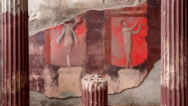 "Villa van Mysteriën" ontdekt bij opgravingen in de oude stad Pompeii