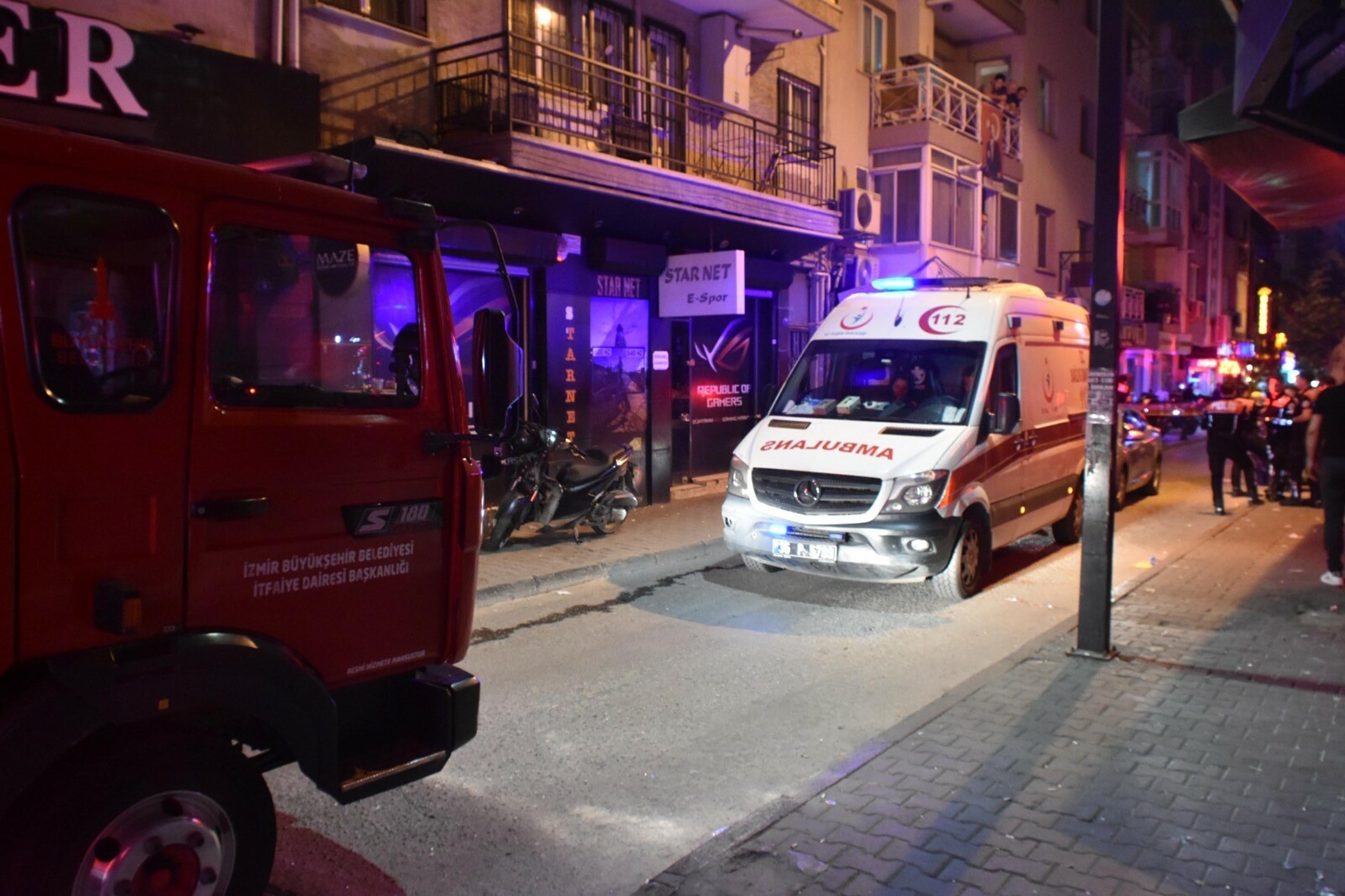 Explosie na gaslek in Izmir: 4 gewonden; die momenten op camera