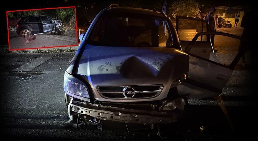 Horrific accident in Sakarya! 2 cars collided, 8 injured