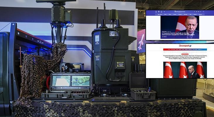 Medo do ILTER J350 na Grécia! A mão da Turquia está fortalecida, o sistema gigante de 560 quilos