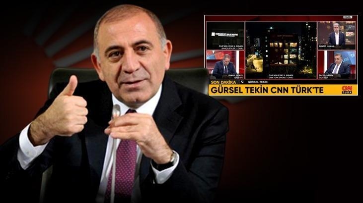Gürsel Tekin explicou na CNN Türk: Não estou feliz com a situação de hoje.
