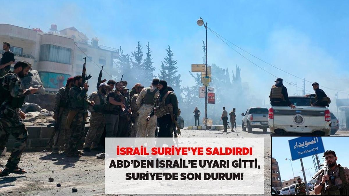 LATEST SITUATION IN SYRIA: ISRAEL BOMBED SWEIDAH IN SOUTH SYRIA, THE US SENT A FLASH WARNING TO ISRAEL, WHAT IS HAPPENING IN SYRIA?