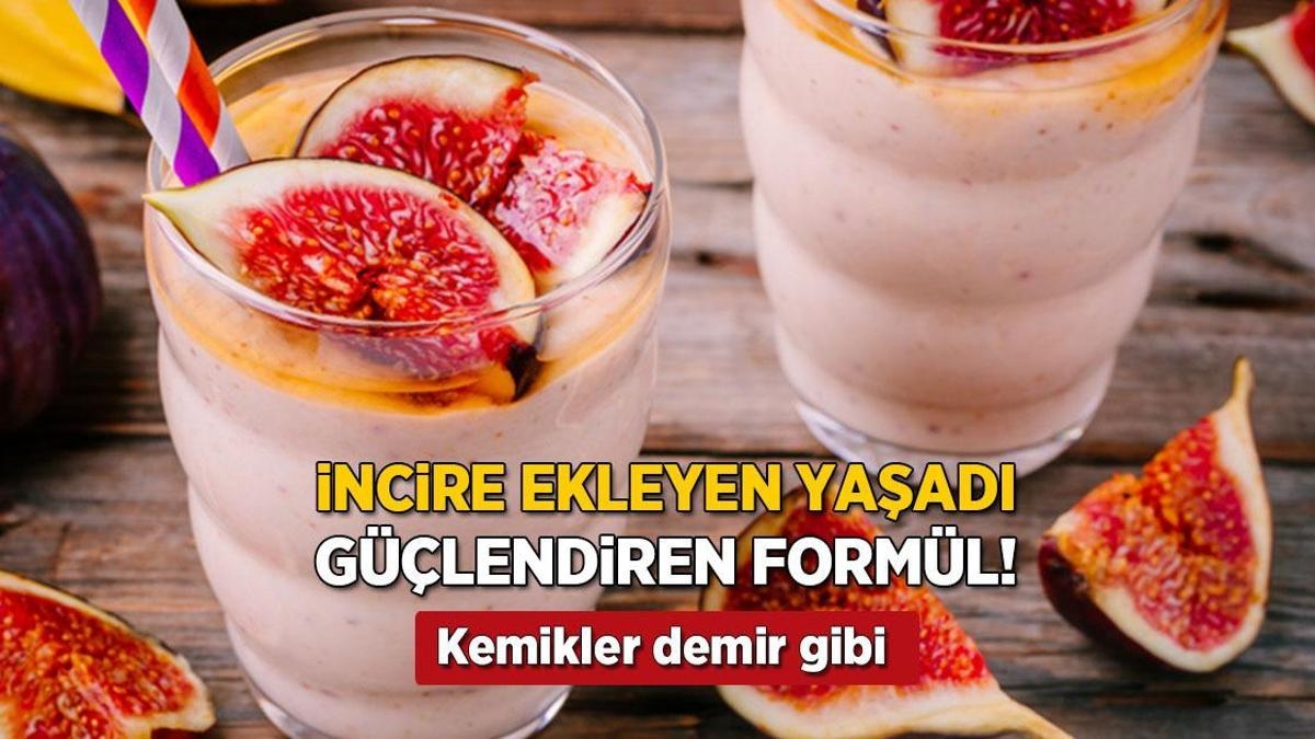 You can't get sick if you put figs in milk! Your bones will be like a fortress, like medicine.