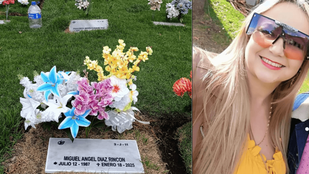 Die emotionale Botschaft der Mutter von Miguel Díaz, Sohn von Diomedes, bei seinem Besuch auf dem Friedhof