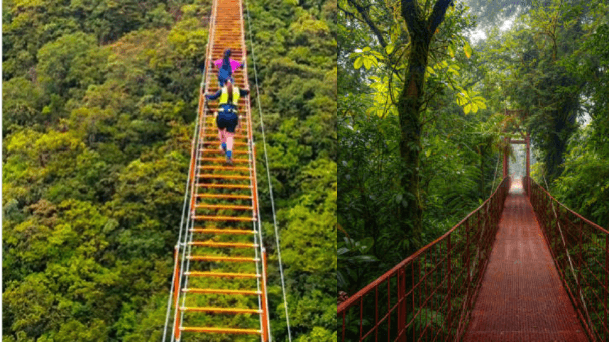 La scala sospesa più lunga della Colombia si trova a Boyacá: ecco come arrivarci da Bogotà.