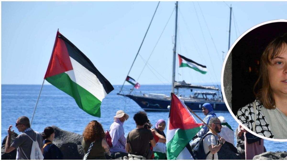 Ativista Greta Thunberg viaja de barco para entregar ajuda humanitária a Gaza: 'Temos que continuar tentando'
