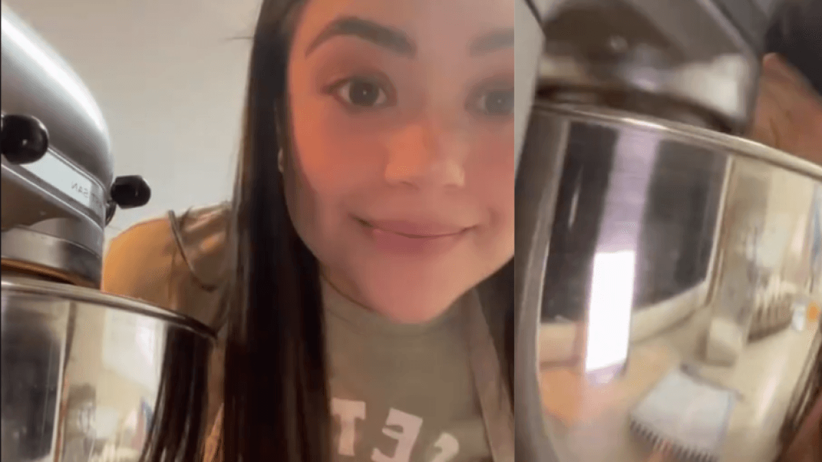 Young woman suffered an accident with a mixer while recording a TikTok video: 'What doesn't kill you makes you bald'