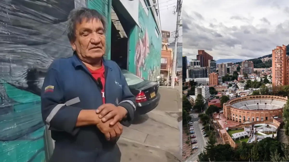 Jorge Cifuentes, 75-letni niewidomy mechanik pracujący w Bogocie, stał się viralem w mediach społecznościowych.