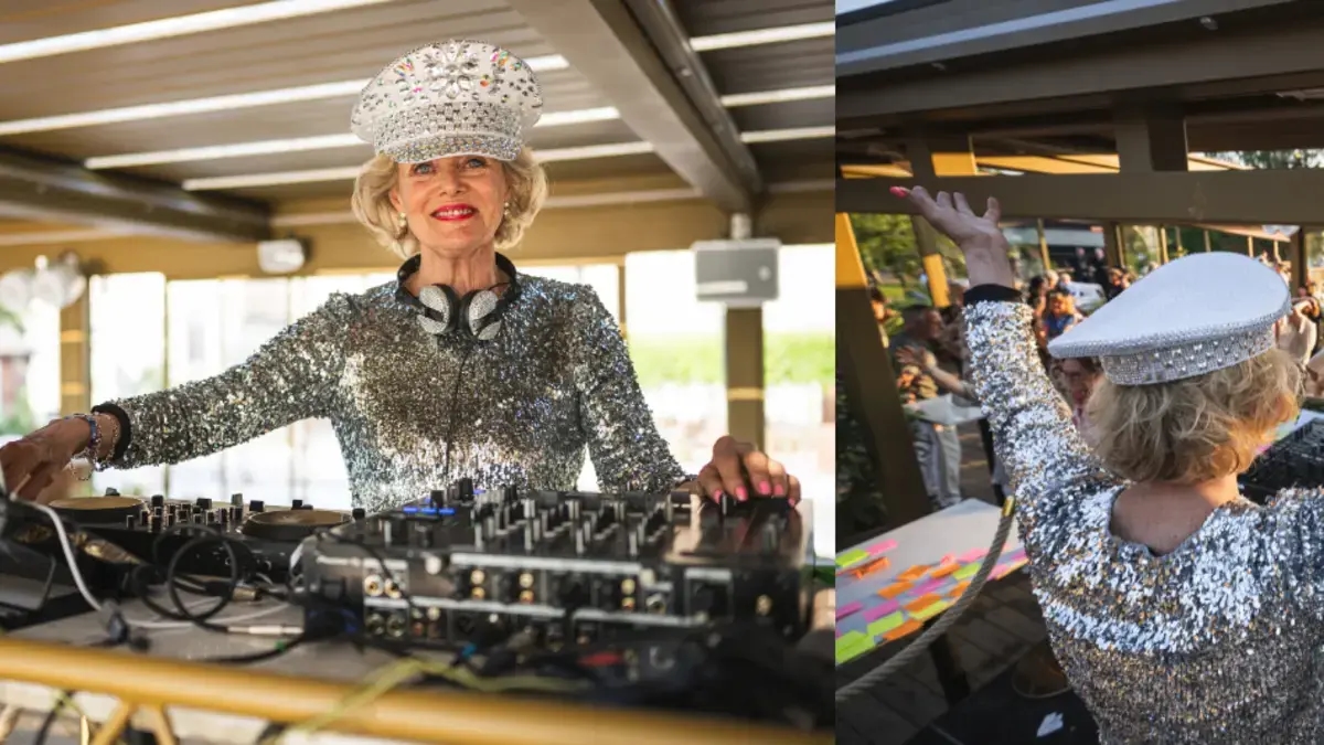 81-jährige Frau wird DJ und füllt Clubs in Stockholm, Schweden: „Es gibt keine einzige Person, die sie nicht auf die Tanzfläche locken kann.“