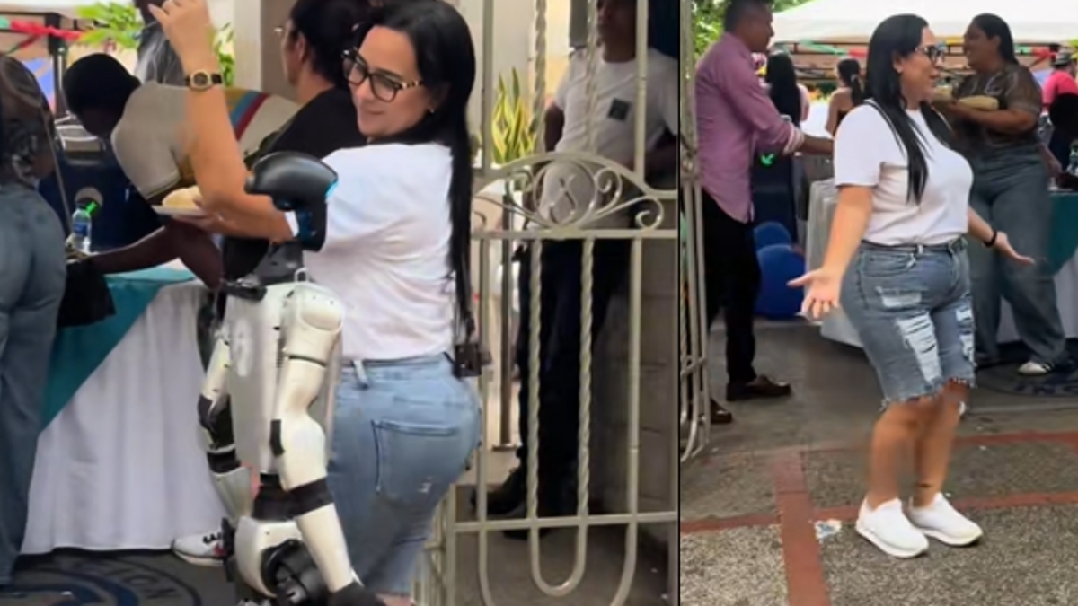 Robô é surpreendido em Barranquilla após dançar com mulher ao ritmo da cumbia