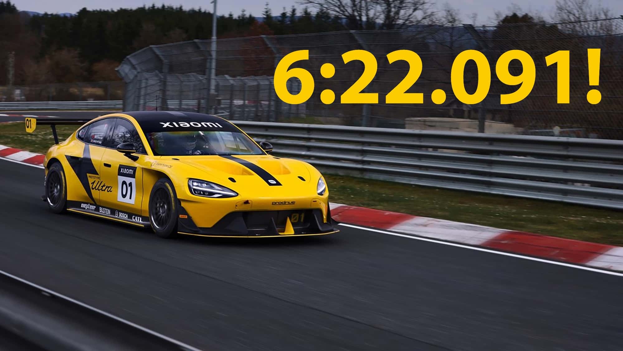 Xiaomi SU7 Ultra prototipi Nürburgring'de: Çin arabası herkesi geride bıraktı