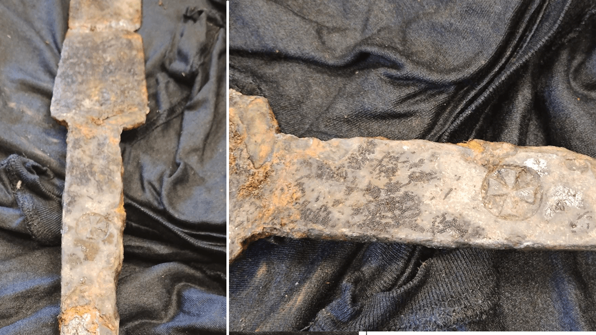 Poszedł na ryby, a złowił miecz ze średniowiecza. "Patrzę: coś leży metalowego"
