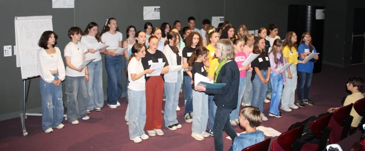 Middle school students follow their voice