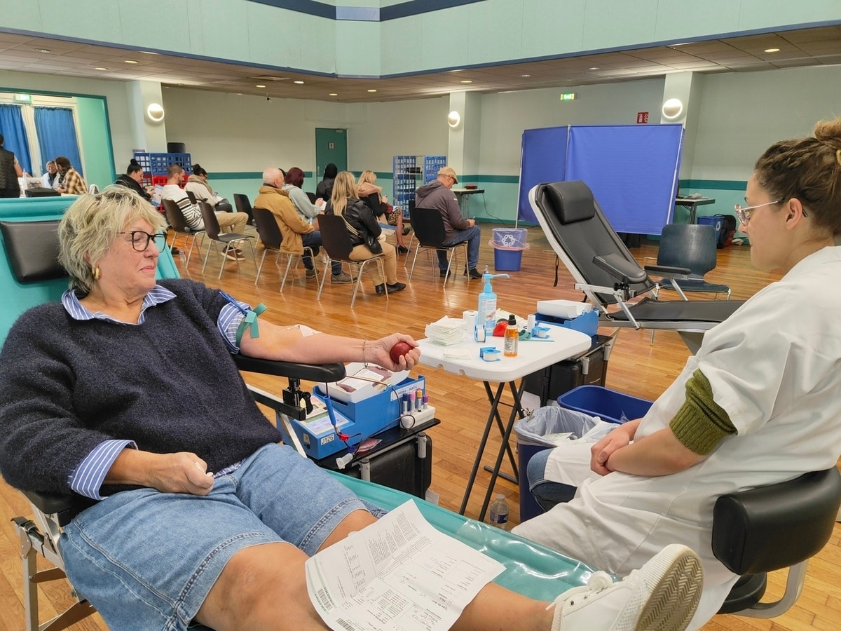 "El centro de donación de sangre de Saint-Dizier no estaba atrayendo suficientes donantes."