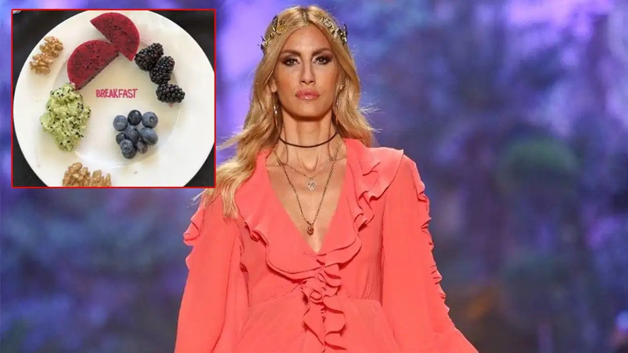 Çağla Şıkel est de retour à l'ordre du jour avec son assiette de petit-déjeuner !