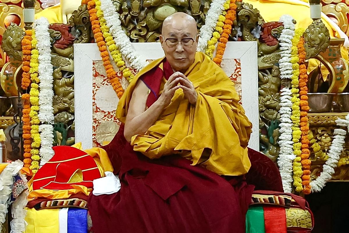 "Sou apenas um simples monge budista": o Dalai Lama comemorou seu 90º aniversário neste domingo
