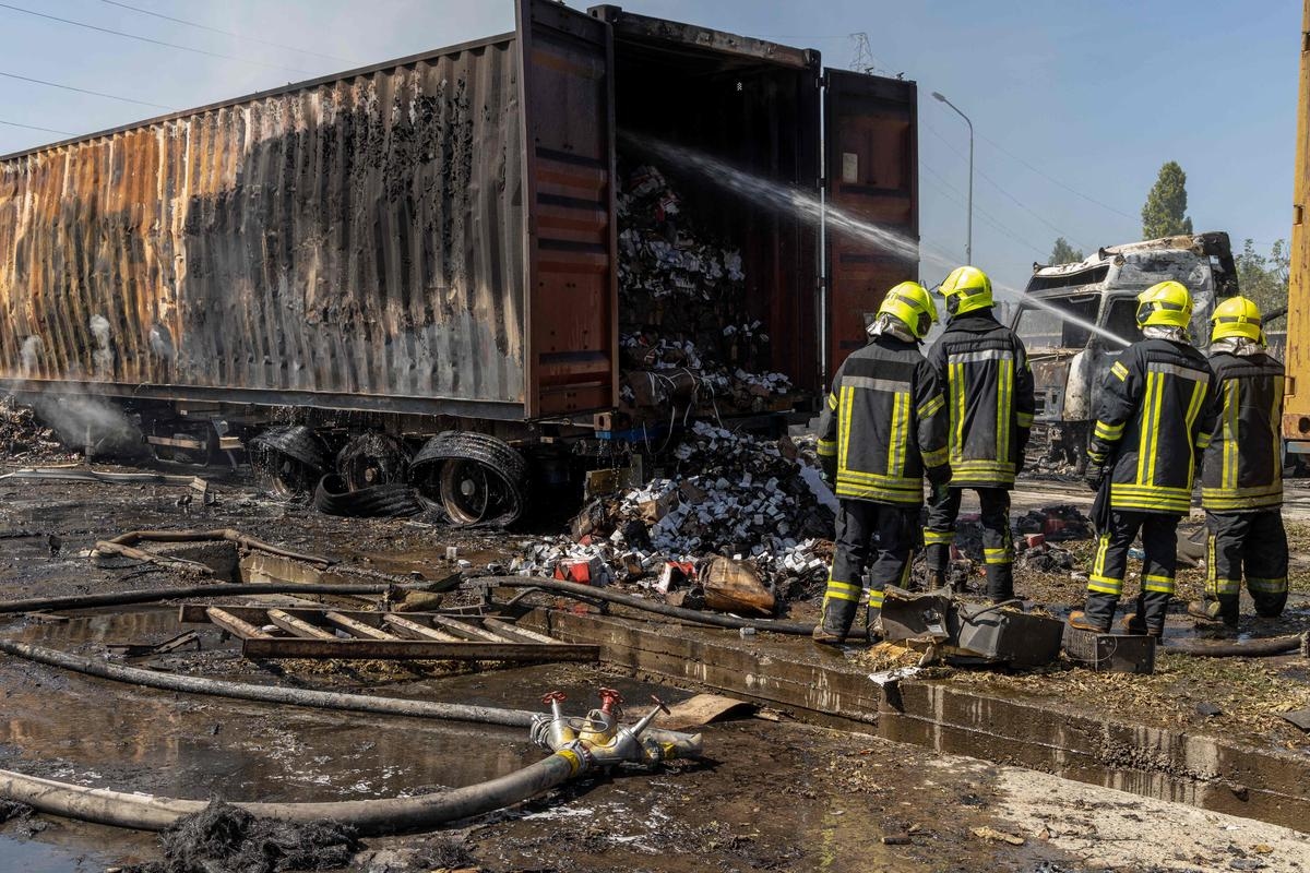 Krieg in der Ukraine: Massiver Angriff auf die ukrainische Stadt Odessa, mindestens ein Toter