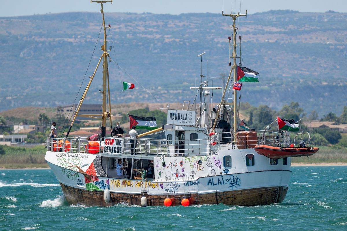 Gaza-Krieg: Freedom Flotilla meldet Kontaktverlust mit Handala, einem Schiff, das mit humanitärer Hilfe nach Gaza unterwegs war
