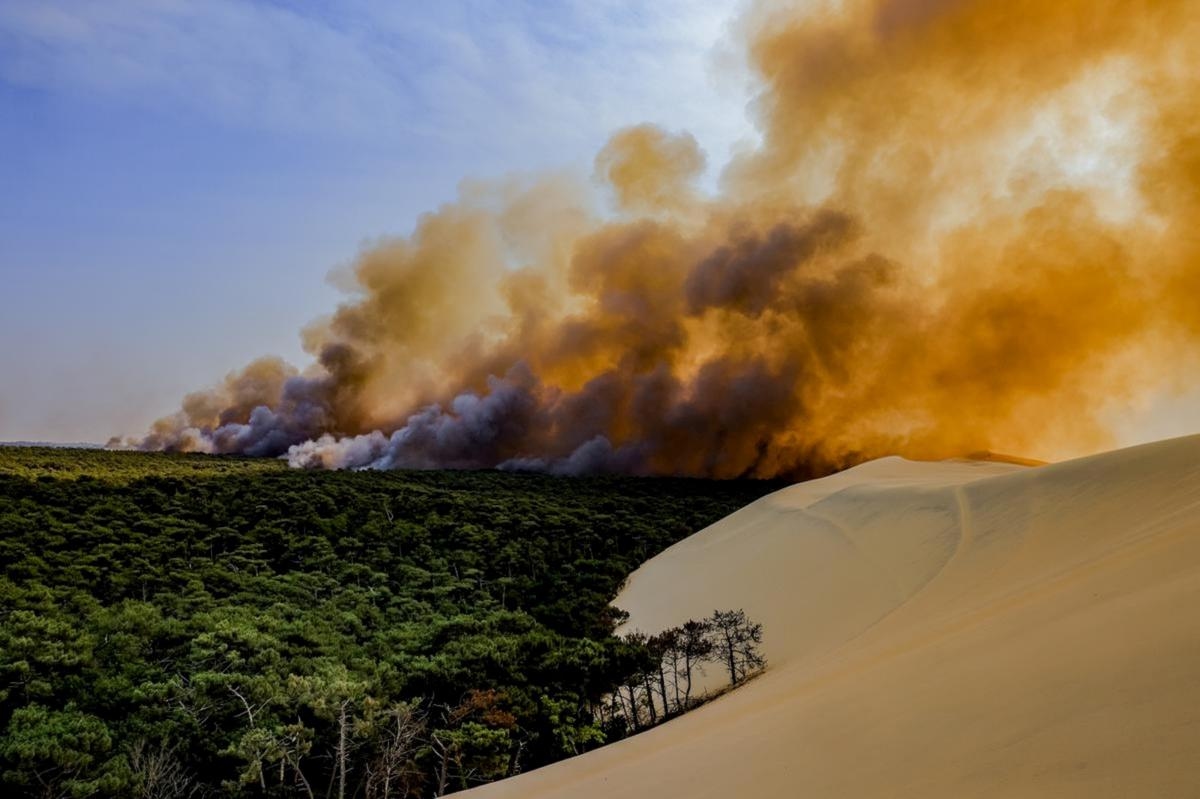 Riesgo de incendio en la cuenca de Arcachon: «Las condiciones son las mismas que hace tres años»